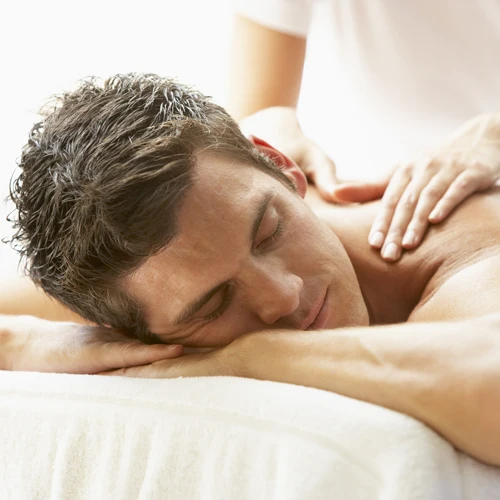 Massage Therapy Mason City IA Man Getting Treatment